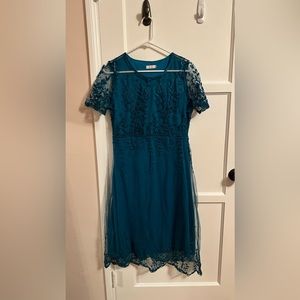 Blue Lace Dress